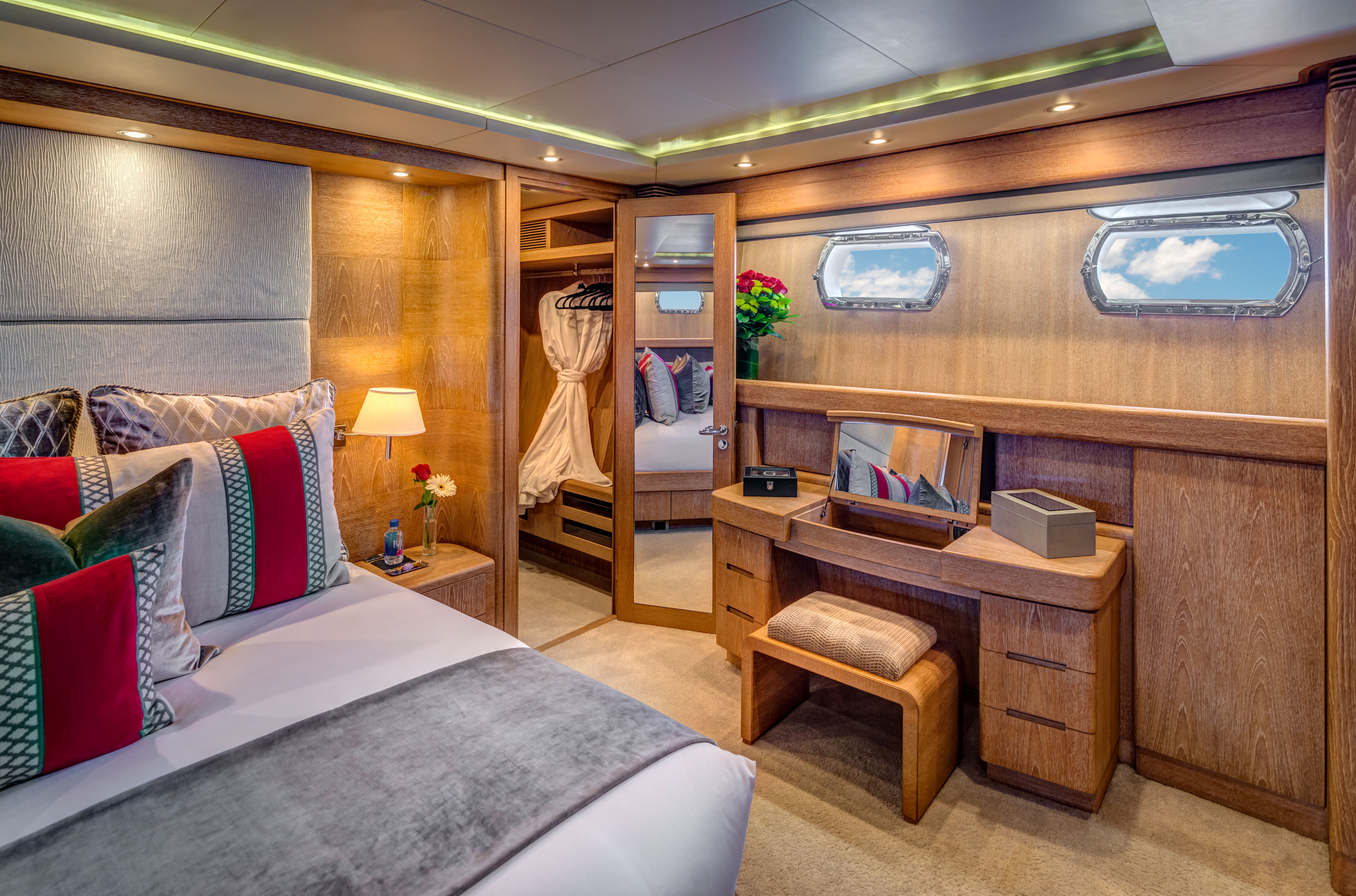 Master Cabin Luxury Yacht Browser by CHARTERWORLD Superyacht Charter